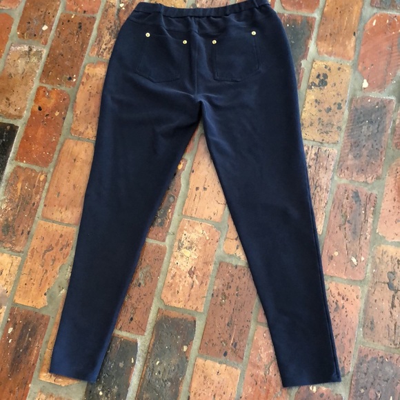 (2 pair)Michael Michael Kors pants Black sz6 Navy P/M - Picture 14 of 16